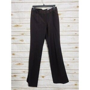 Worthington women’s brown modern fit zip front dress pants size 4
